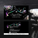 Search for sparkling clean business cards Housekeeping