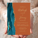 Search for teal and burnt orange wedding invitations Watercolor