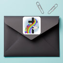 Search for rainbow cross stickers Faith