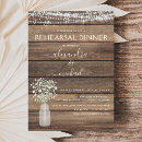 Search for string lights rehearsal dinner invitations Wood