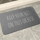 Search for funny text bath mats Humour