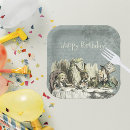 Search for alice in wonderland plates Birthday party