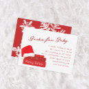 Search for christmas enclosure cards Santa baby shower