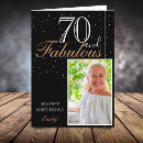 Search for elegant 70th birthday cards Typography