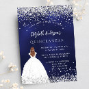 Search for blue dress quinceanera invitations Princess