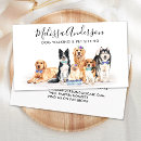Search for dog grooming business cards Professional modern elegant