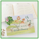 Search for jungle animals baby shower guestbook guest books For her