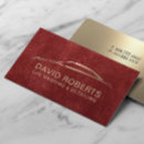 Search for red and gold business cards Modern
