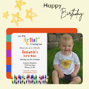 Search for crayons invitations Girl