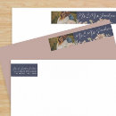 Search for wedding photo return address labels Navy blue