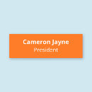 Search for orange name tags Halloween