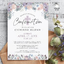 Search for purple confirmation invitations Boho