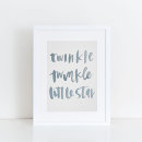 Search for rhyme nursery art Twinkle twinkle little star