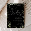 Search for greenery and gold wedding invitations For her