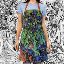 Search for iris flower aprons Van gogh