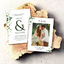 Search for greenery couples shower invitations Simple