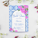 Search for greek bridal shower invitations Bougainvillea
