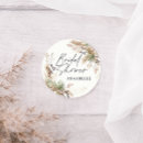 Search for modern bridal shower stickers Eucalyptus