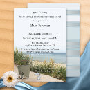 Search for beach dunes invitations Blue