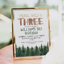 Search for happy 3rd birthday invitations Young wild and three