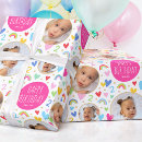 Search for toddler girls wrapping paper Happy birthday