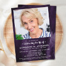 Search for purple celebration life invitations Elegant