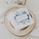 Search for hydrangea napkins Dusty blue