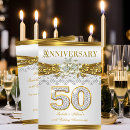 Search for pearl wedding anniversary invitations Gold