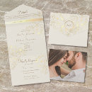 Search for gilded wedding invitations Floral