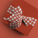 Search for red and white gingham ribbon Chequered