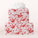 Search for red bird wrapping paper Pattern