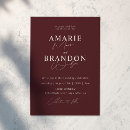 Search for red wine invitations Minimalist