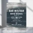 Search for silver bar bat mitzvah invitations Star of david
