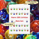 Search for colourful 30th birthday cards Thirty