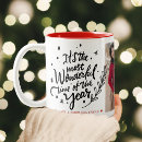 Search for most wonderful time mugs Festive