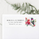 Search for hummingbird return address labels Elegant