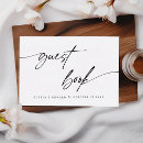 Search for black and white guest books Simple modern
