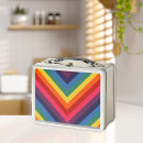 Search for retro rainbow lunch boxes Vintage