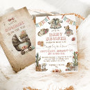 Search for western baby girl shower invitations Watercolor