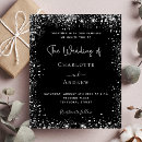 Search for sparkle wedding invitations Silver