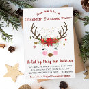 Search for ornament exchange christmas invitations Modern