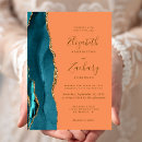 Search for tangerine wedding invitations Watercolor