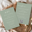 Search for black and sage wedding invitations All in one