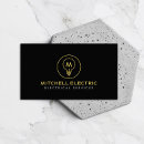 Search for electrician business cards Light