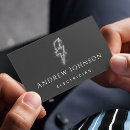Search for electrician business cards Modern