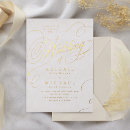 Search for real foil wedding invitations Sophisticated
