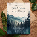 Search for pine tree bridal shower invitations Mountains
