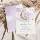 Search for purple moon baby shower invitations Gender neutral