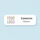 Search for logo name tags badges Retail