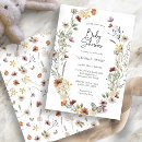 Search for boho floral baby shower invitations A little wildflower